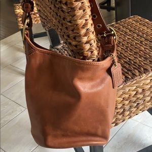 Coach leather handbag